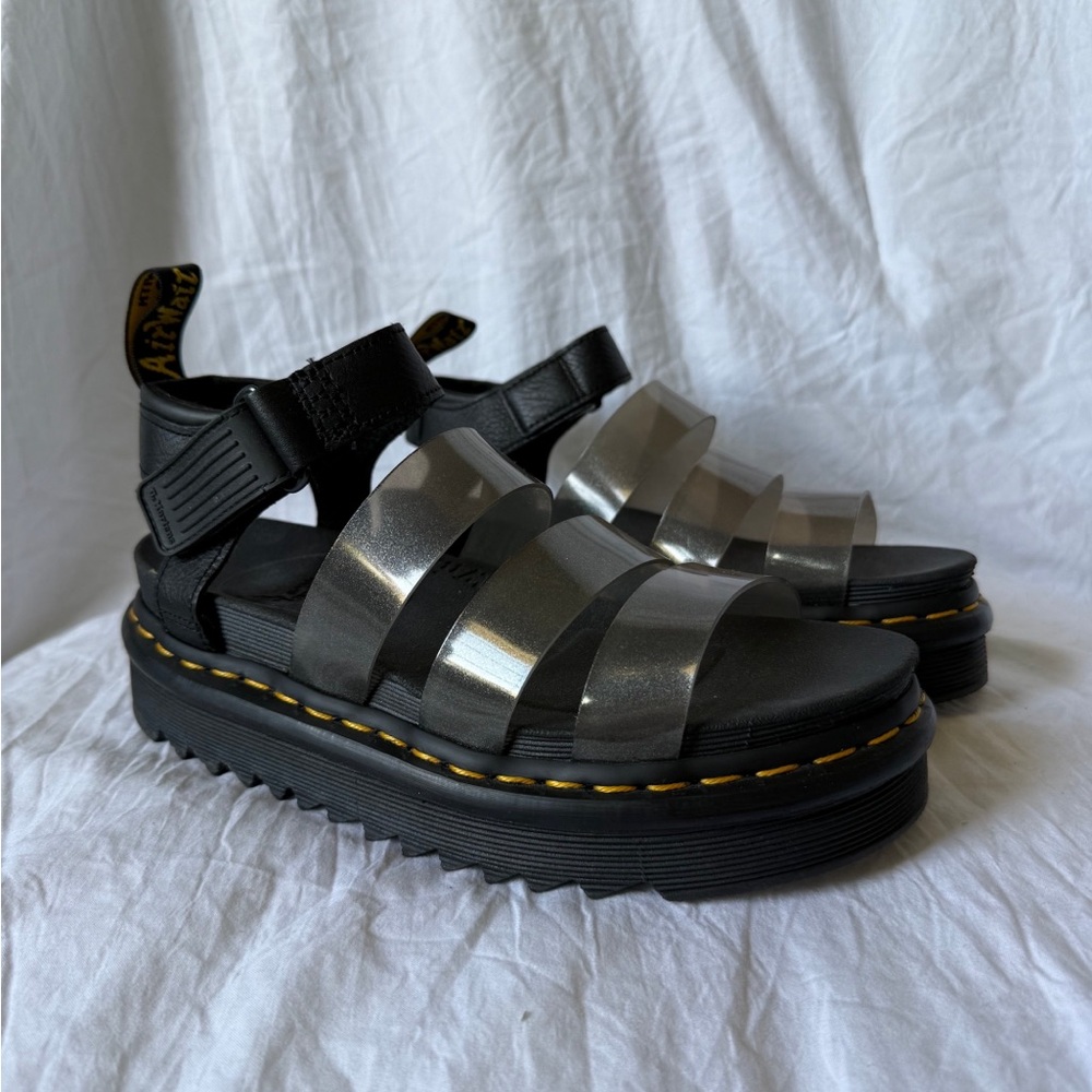 Clear Blaire Doc Marten Sandals